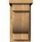 Ekena Millwork Alpine Smooth Corbel w/Backplate, Western Red Cedar, 7 1/2"W x 10"D x 14"H COR08X10X14ALP01SWR - alternate 3